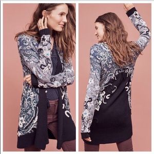 Anthropologie Emmia Hand-knit cardigan Size S